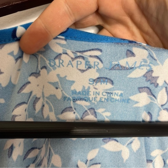 Draper James Size Small/Medium Blue Floral Dress - Picture 3 of 6
